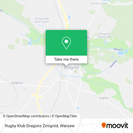 Rugby Klub Dragons Żmigród map