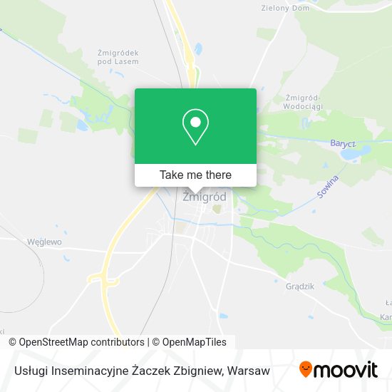 Usługi Inseminacyjne Żaczek Zbigniew map