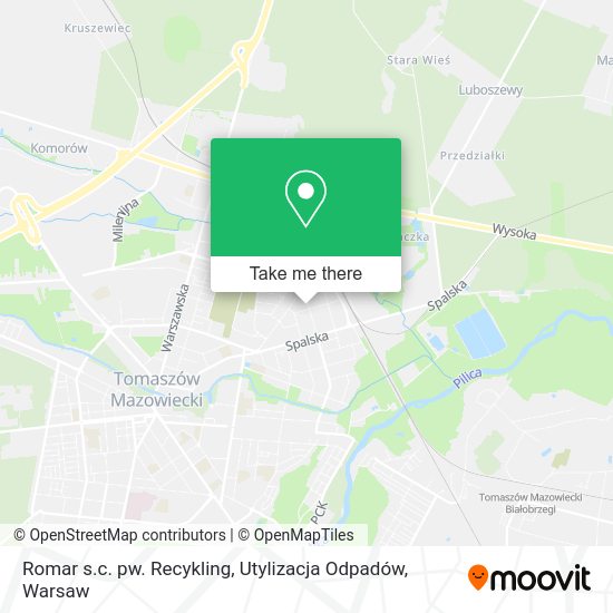 Romar s.c. pw. Recykling, Utylizacja Odpadów map