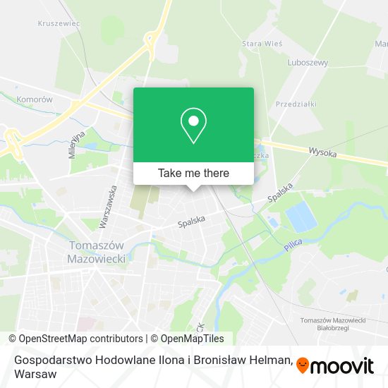 Gospodarstwo Hodowlane Ilona i Bronisław Helman map