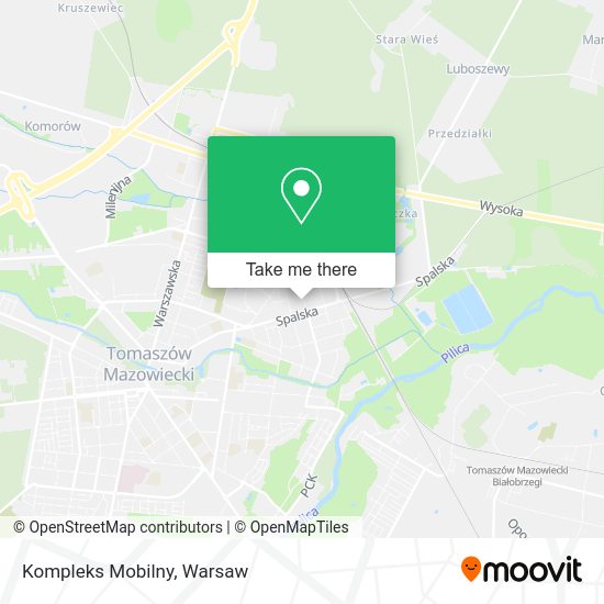 Карта Kompleks Mobilny