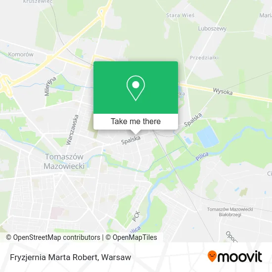 Карта Fryzjernia Marta Robert