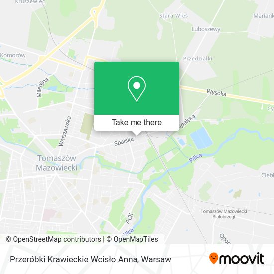 Przeróbki Krawieckie Wcisło Anna map