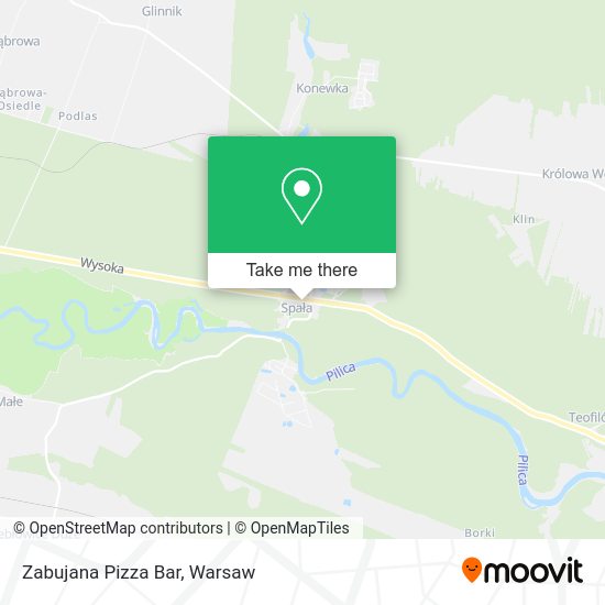 Zabujana Pizza Bar map