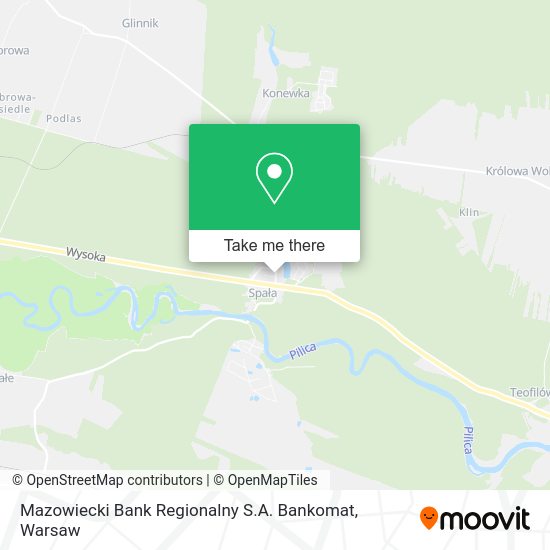 Mazowiecki Bank Regionalny S.A. Bankomat map