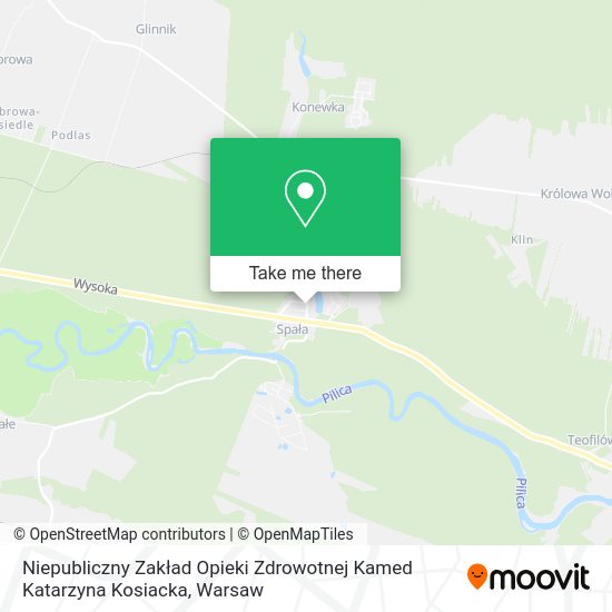 Niepubliczny Zakład Opieki Zdrowotnej Kamed Katarzyna Kosiacka map