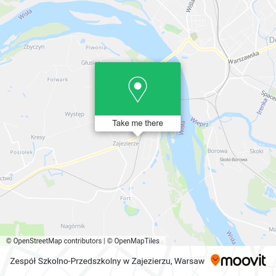 Zespół Szkolno-Przedszkolny w Zajezierzu map