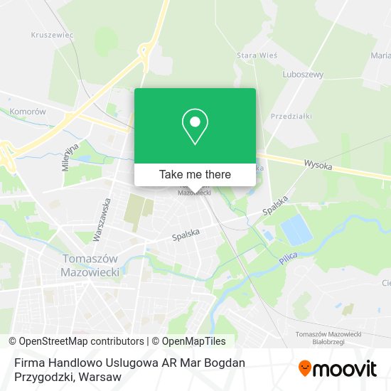 Firma Handlowo Uslugowa AR Mar Bogdan Przygodzki map