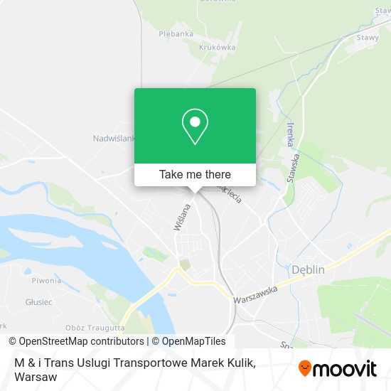 M & i Trans Uslugi Transportowe Marek Kulik map