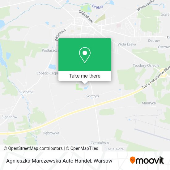 Agnieszka Marczewska Auto Handel map