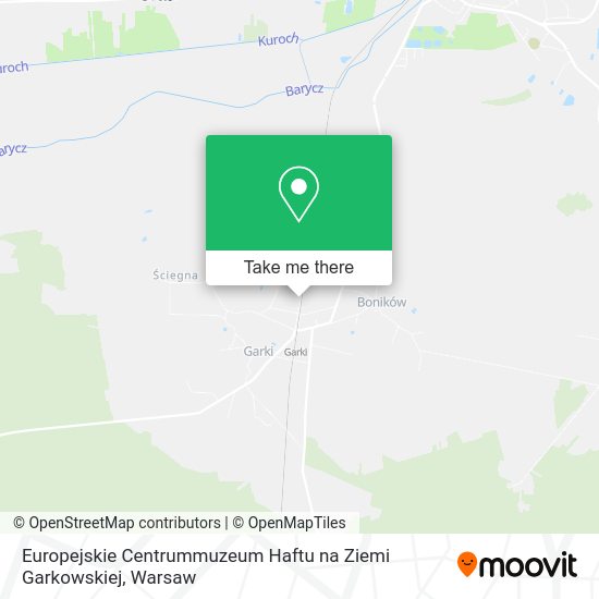 Europejskie Centrummuzeum Haftu na Ziemi Garkowskiej map