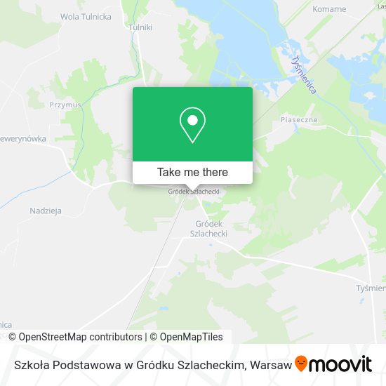 Szkoła Podstawowa w Gródku Szlacheckim map