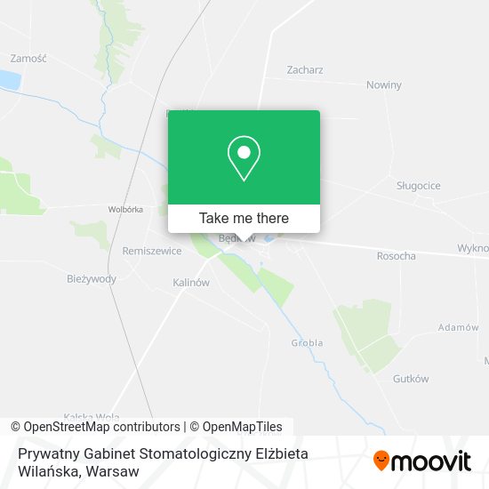 Prywatny Gabinet Stomatologiczny Elżbieta Wilańska map