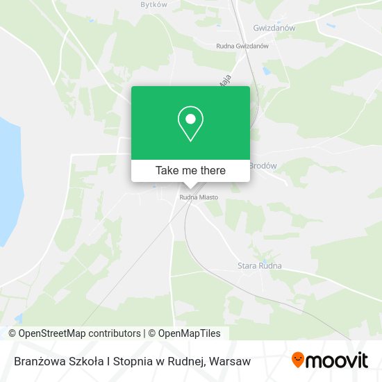 Branżowa Szkoła I Stopnia w Rudnej map