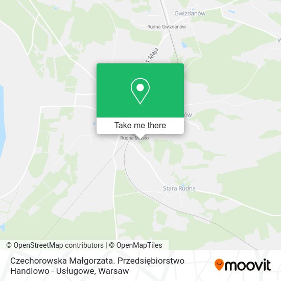 Czechorowska Małgorzata. Przedsiębiorstwo Handlowo - Usługowe map