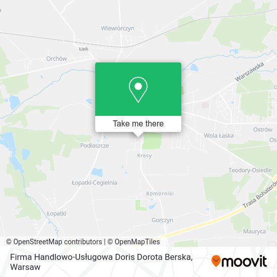 Firma Handlowo-Usługowa Doris Dorota Berska map