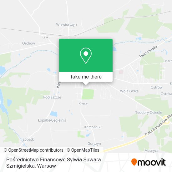 Pośrednictwo Finansowe Sylwia Suwara Szmigielska map