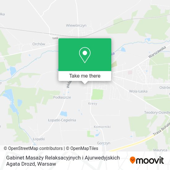 Gabinet Masaży Relaksacyjnych i Ajurwedyjskich Agata Drozd map