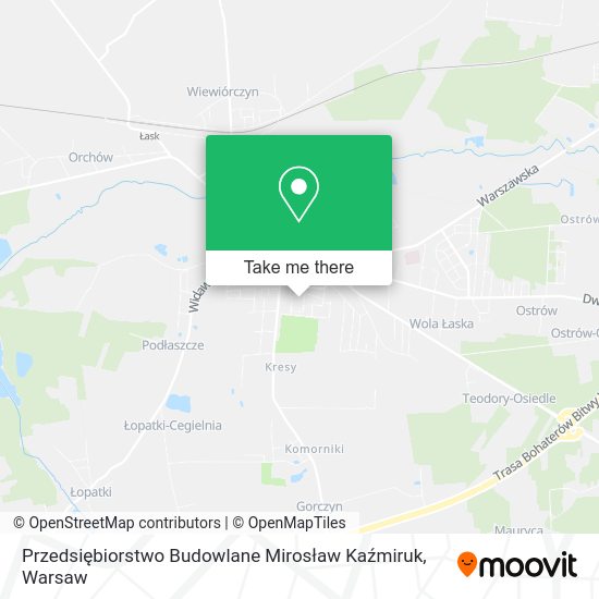 Przedsiębiorstwo Budowlane Mirosław Kaźmiruk map