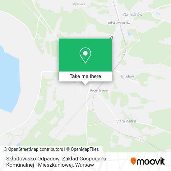 Składowisko Odpadów. Zakład Gospodarki Komunalnej i Mieszkaniowej map