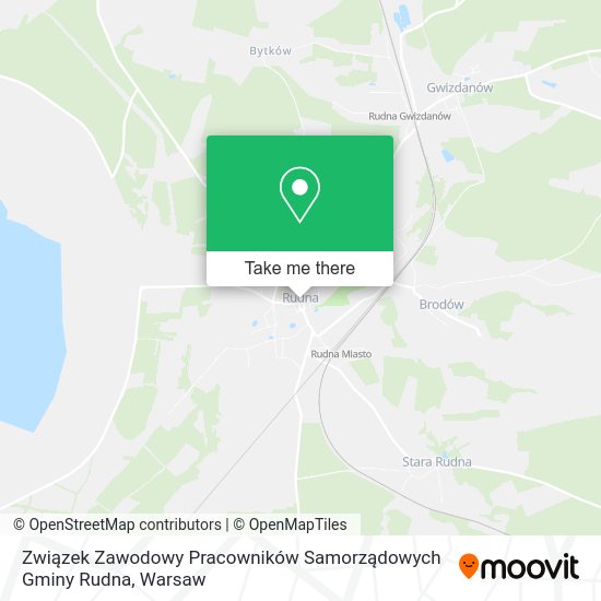 Związek Zawodowy Pracowników Samorządowych Gminy Rudna map