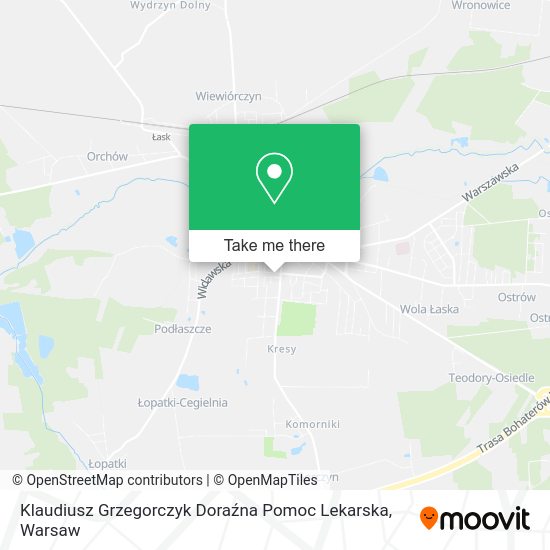 Klaudiusz Grzegorczyk Doraźna Pomoc Lekarska map