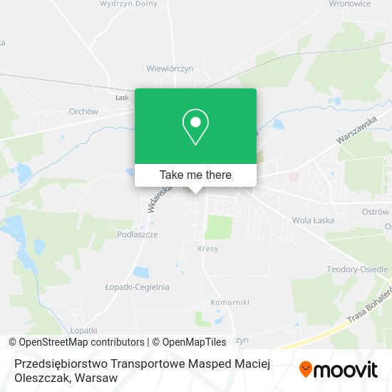 Przedsiębiorstwo Transportowe Masped Maciej Oleszczak map