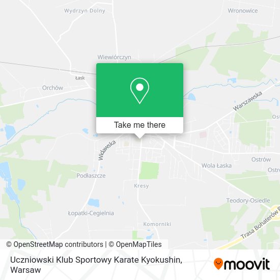 Uczniowski Klub Sportowy Karate Kyokushin map