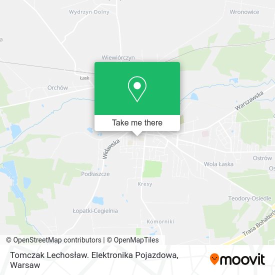 Tomczak Lechosław. Elektronika Pojazdowa map