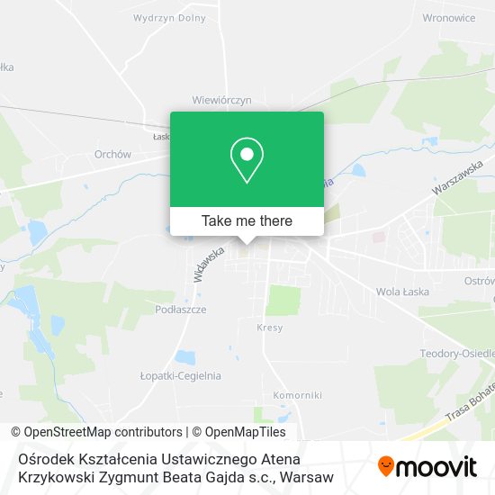 Ośrodek Kształcenia Ustawicznego Atena Krzykowski Zygmunt Beata Gajda s.c. map