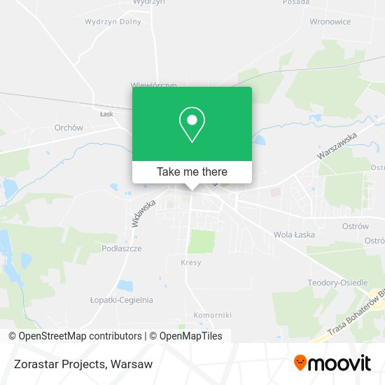 Zorastar Projects map