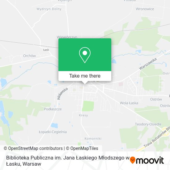 Biblioteka Publiczna im. Jana Łaskiego Młodszego w Łasku map