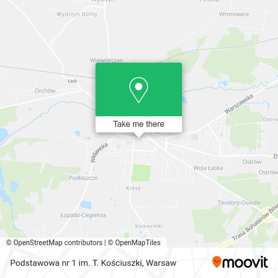 Podstawowa nr 1 im. T. Kościuszki map