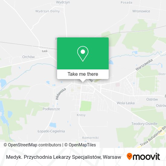 Medyk. Przychodnia Lekarzy Specjalistów map