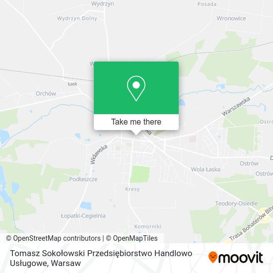 Tomasz Sokołowski Przedsiębiorstwo Handlowo Usługowe map