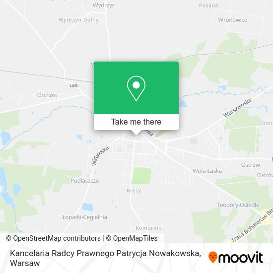 Kancelaria Radcy Prawnego Patrycja Nowakowska map