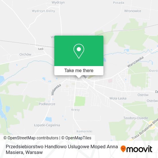 Przedsiebiorstwo Handlowo Uslugowe Moped Anna Masiera map