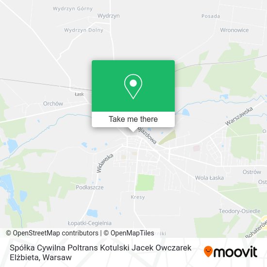 Spółka Cywilna Poltrans Kotulski Jacek Owczarek Elżbieta map