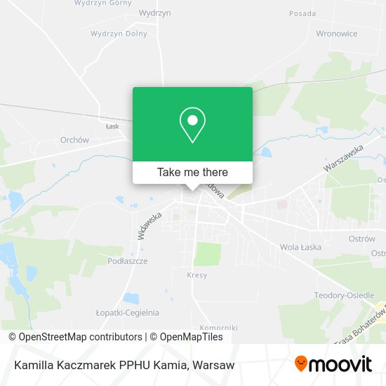 Kamilla Kaczmarek PPHU Kamia map