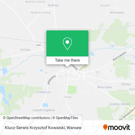 Klucz-Serwis Krzysztof Kowalski map