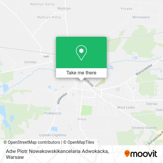 Adw Piotr Nowakowskikancelaria Adwokacka map