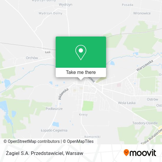 Żagiel S.A. Przedstawiciel map