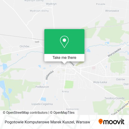 Pogotowie Komputerowe Marek Kuszel map