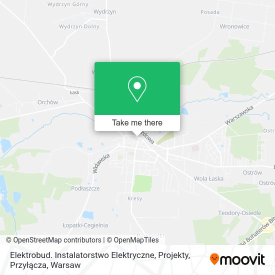 Elektrobud. Instalatorstwo Elektryczne, Projekty, Przyłącza map