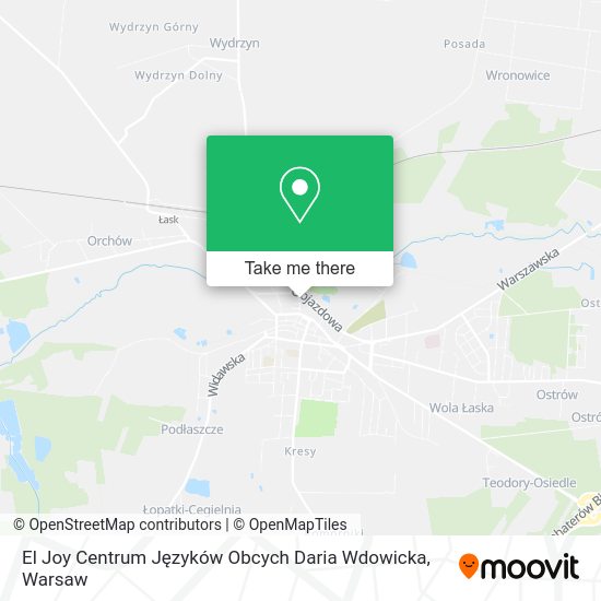 El Joy Centrum Języków Obcych Daria Wdowicka map