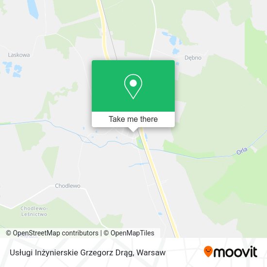 Usługi Inżynierskie Grzegorz Drąg map