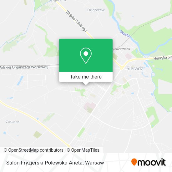 Карта Salon Fryzjerski Polewska Aneta