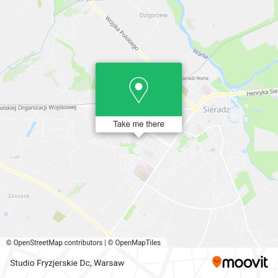 Studio Fryzjerskie Dc map