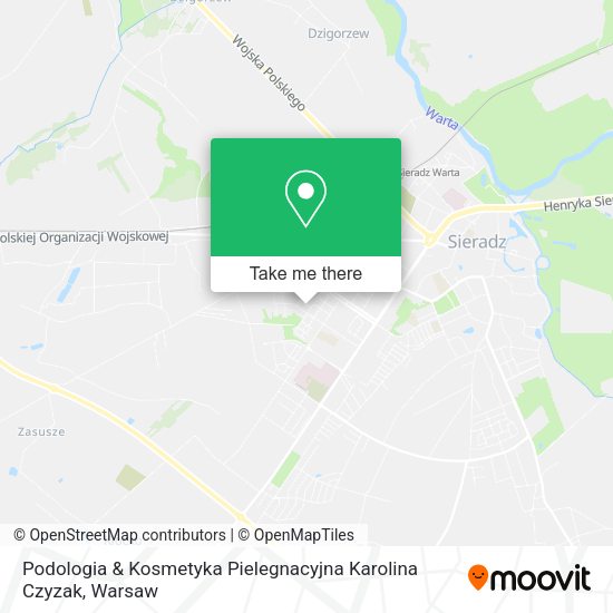 Podologia & Kosmetyka Pielegnacyjna Karolina Czyzak map