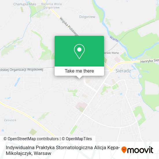 Indywidualna Praktyka Stomatologiczna Alicja Kępa-Mikołajczyk map